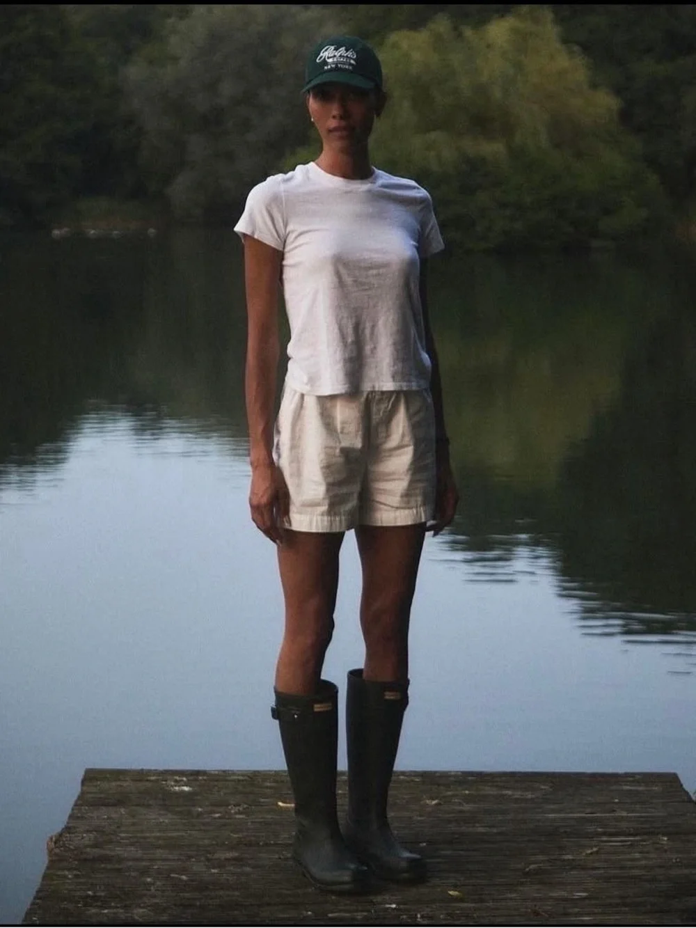 Women’s Hunter Black Tall Rain Boots